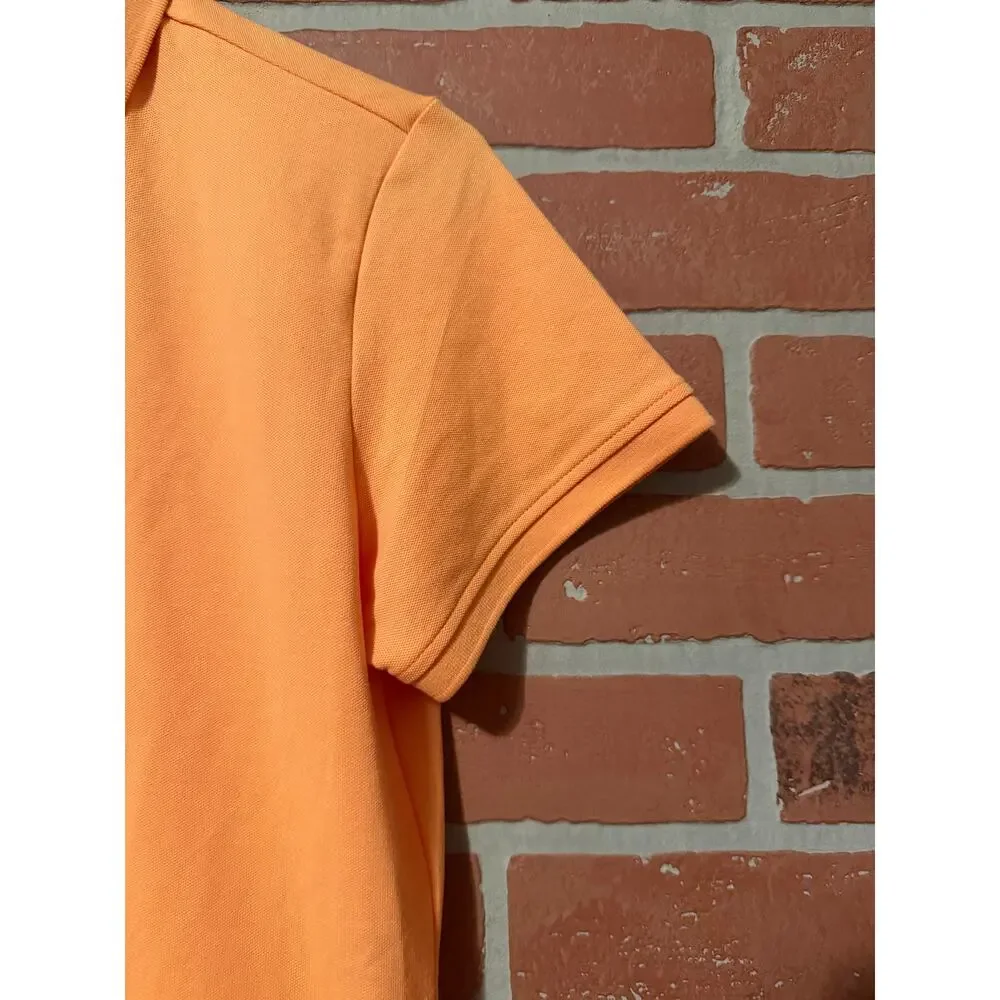 NWT/NWOT Walter Hagen Women's Clubhouse Orange Short Sleeve Classic Polo - Picture 6 of 10